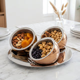 Gleam Two-Tone Serving Bowl Set