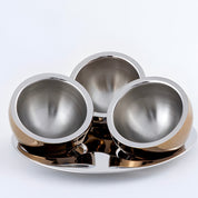 Gleam Two-Tone Serving Bowl Set