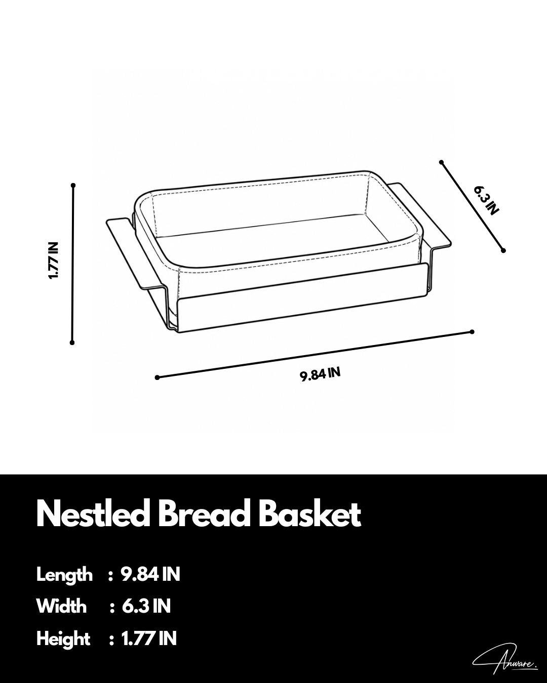 Nestled Bread Basket