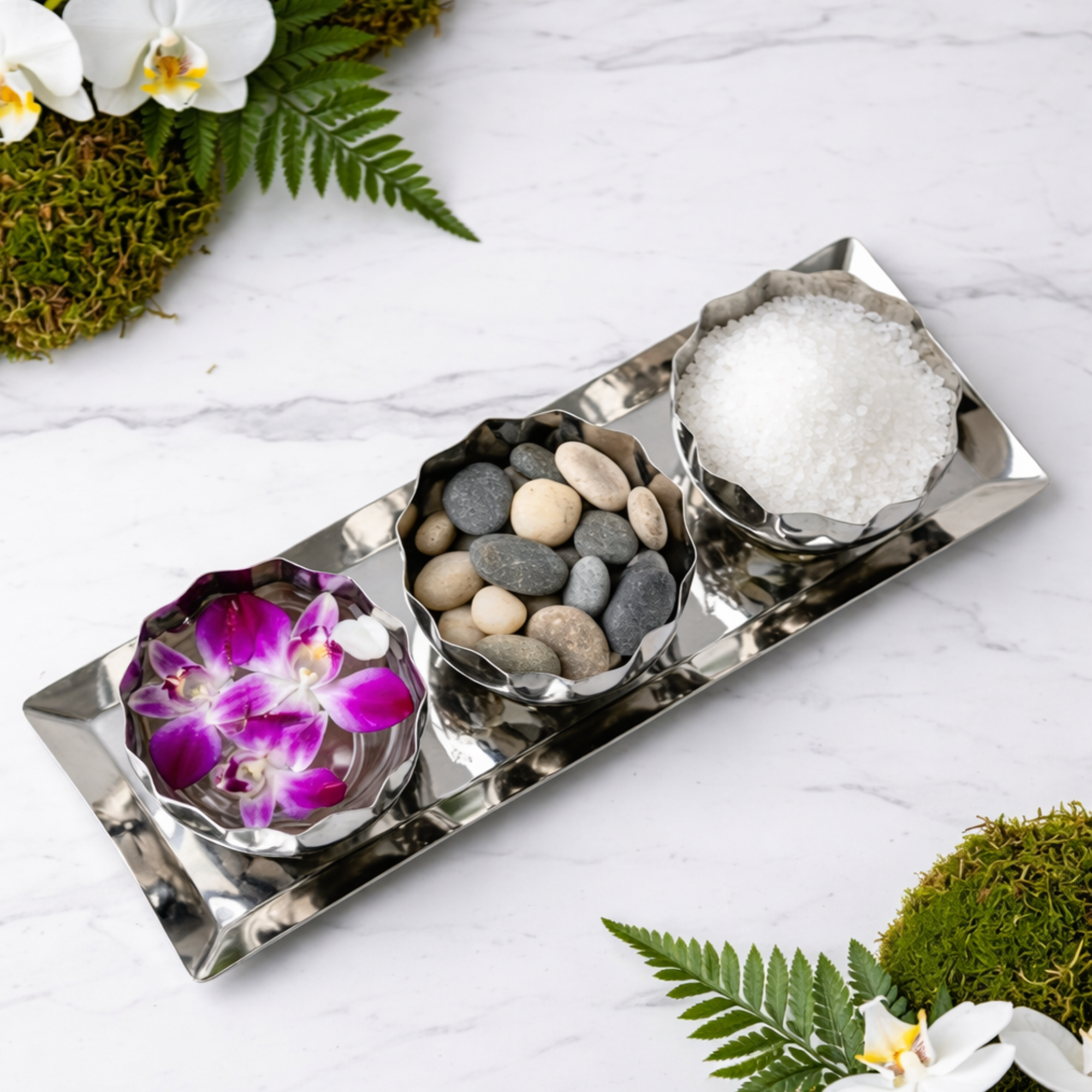 THE TRI-BOWL TRAY SET