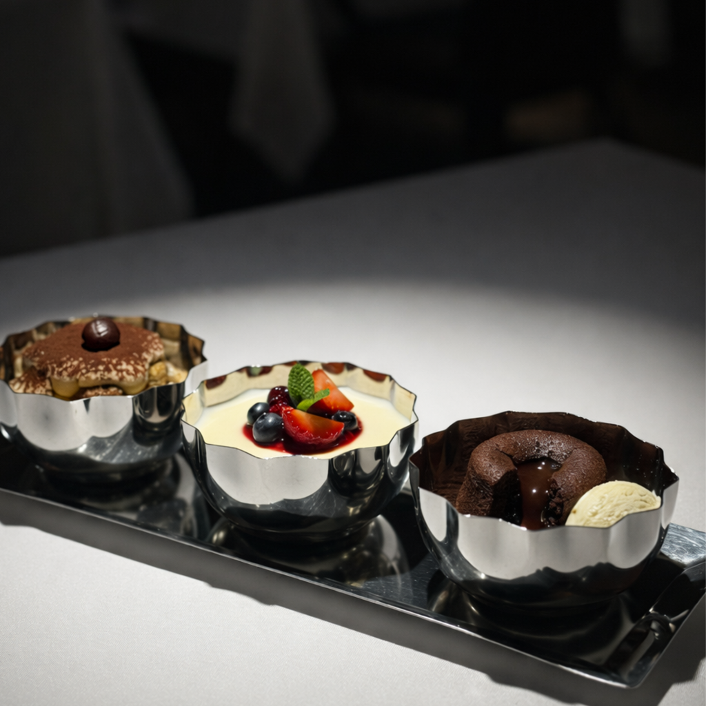 THE TRI-BOWL TRAY SET