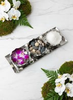 TRI-BOWL TRAY SET